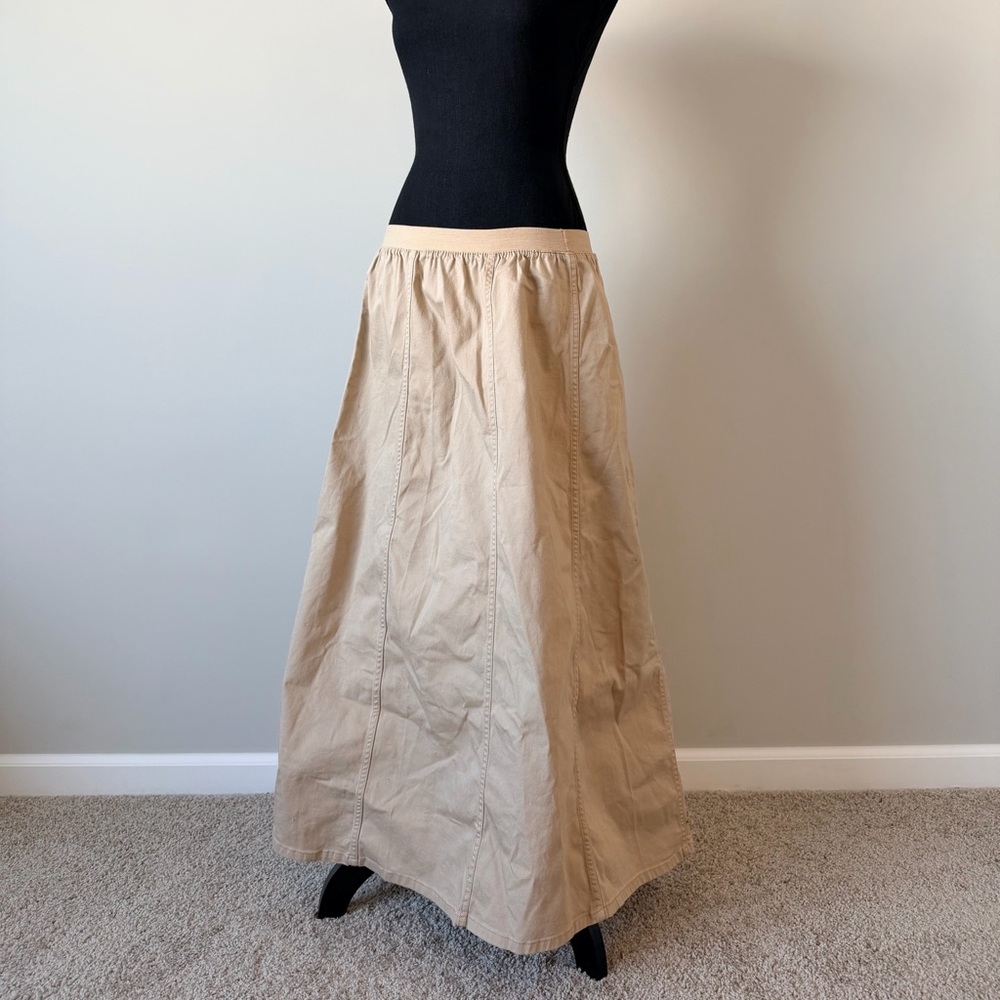 Jessica London Beige Maxi Skirt
